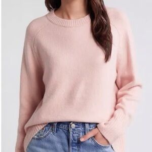 Treasure & Bond Crewneck Sweater in Pink